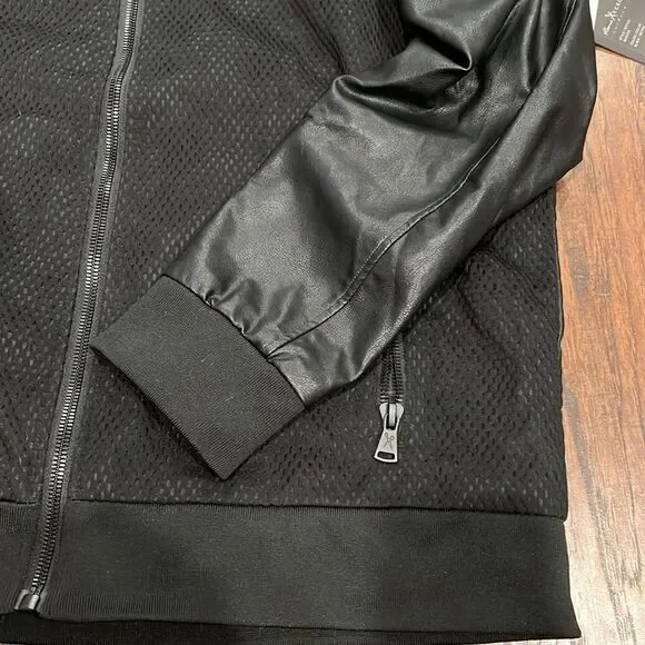 Marc Ecko Cut & Sew zip up Jacket size XL black new with tags